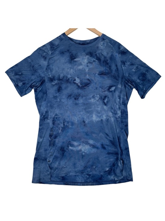 lululemon athletica Other - Lululemon Always Agile Short Sleeve Shirt Diamond Dye Navy Men's Size Large